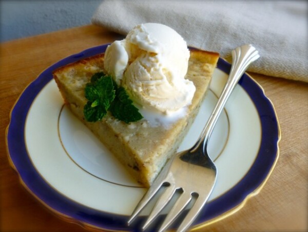 Banana Bread Pie & Ice Cream