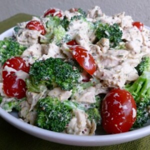 Skinny Mustard Chicken Salad