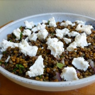 Weight Watchers Lentil Salad with Goat Cheese and Mint