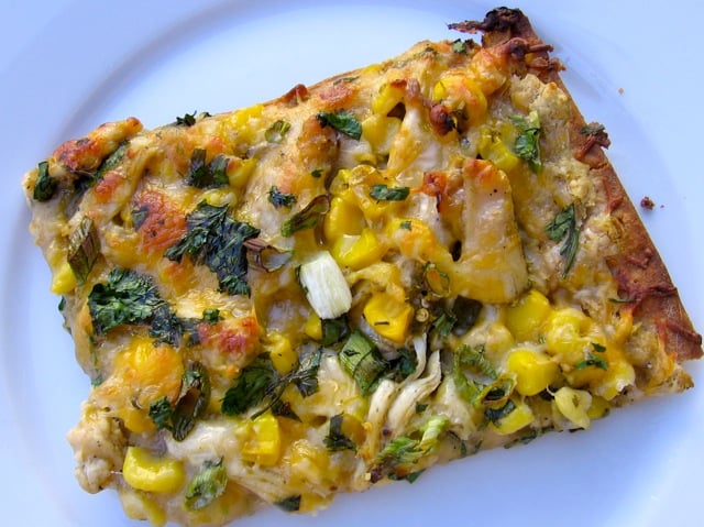 Chicken and Corn Flatbread