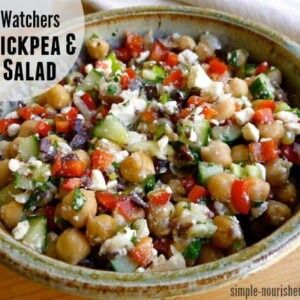 Weight Watchers Chickpea Feta Salad