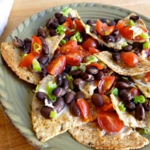 Weight Watchers Cheese & Black Bean Nachos