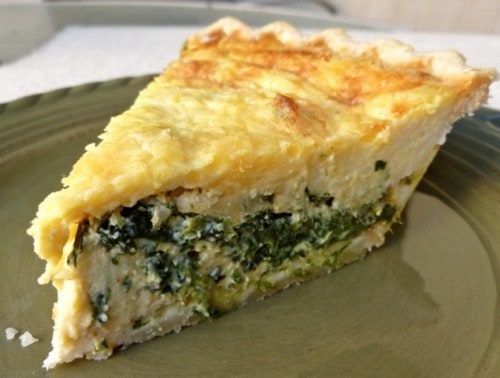 Weight Watchers Mothers Day Brunch Recipes - Spinach Quiche 