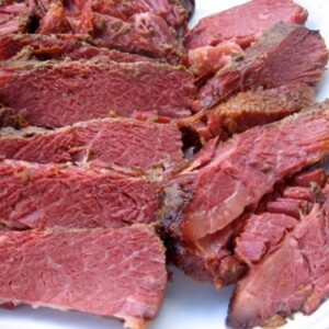 mustard glazed slow cooker corned beef