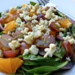 Mixed Greens with Oranges and Grapes 4 Weight Watchers SmartPoints