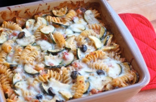 Baked Pasta with Zucchini & Cottage Cheese | Simple Nourished Living