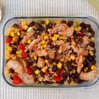 Southwestern Shrimp Black Bean Salad - 6 Weight Watchers SmartPoints