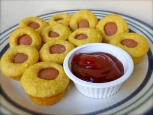 Skinny Mini Corn Dog Muffins