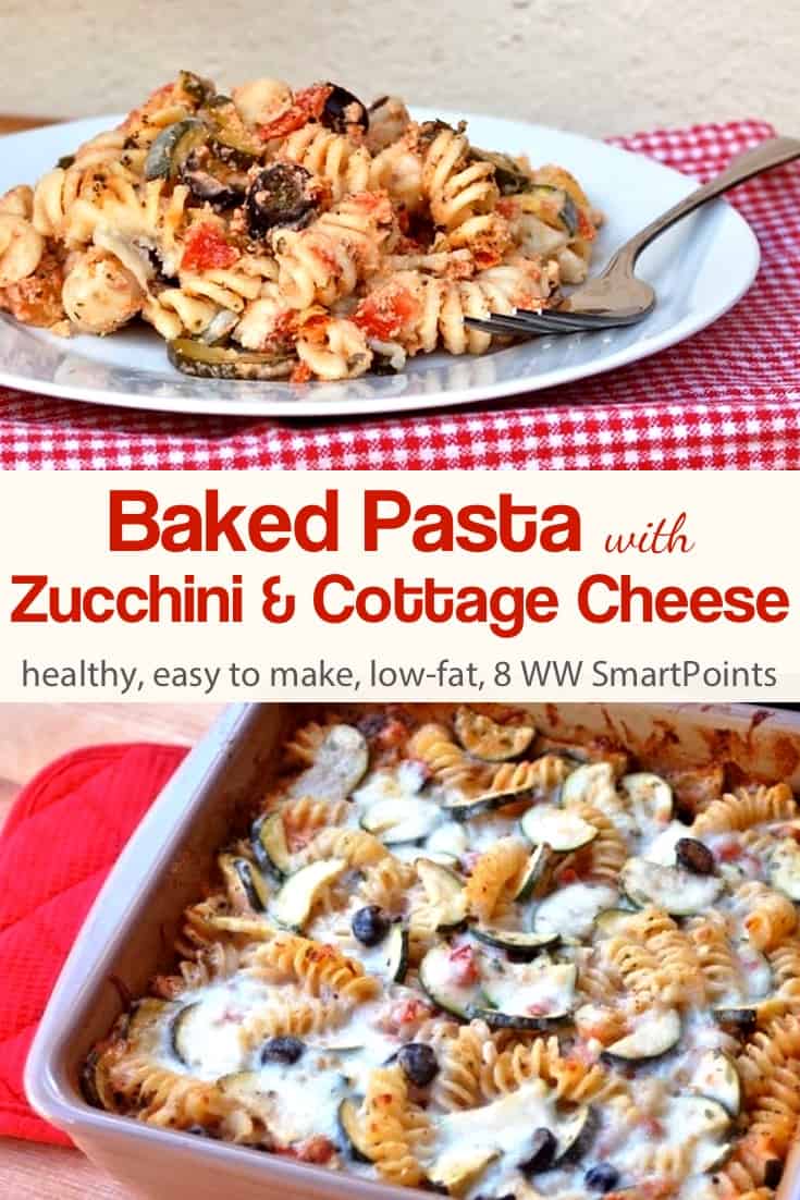 Baked Pasta with Zucchini & Cottage Cheese | Simple Nourished Living