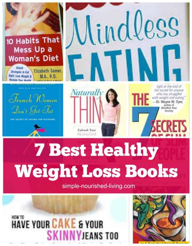 7 Best Healthy Weight Loss Books Collage