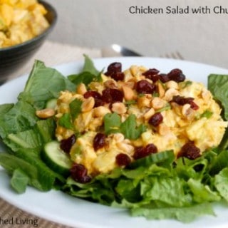 Chicken Salad with Chutney and Curry