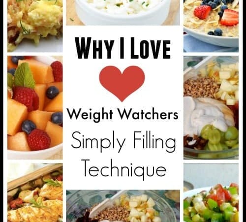 why I love weight watchers simply filling technique