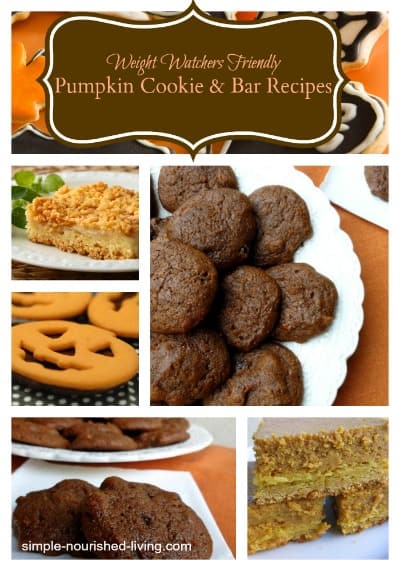 Healthy Low Fat Pumpkin Cookie and Bar Recipes