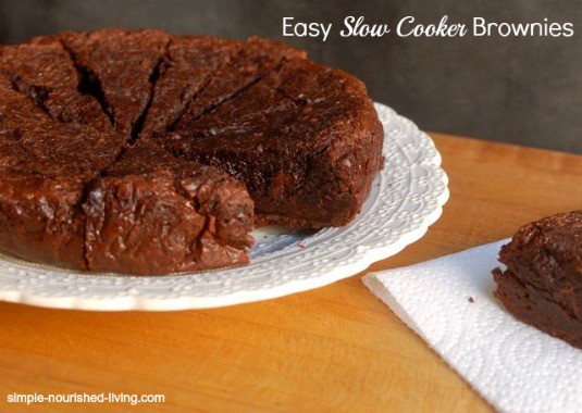 Easy Crock Pot Brownies