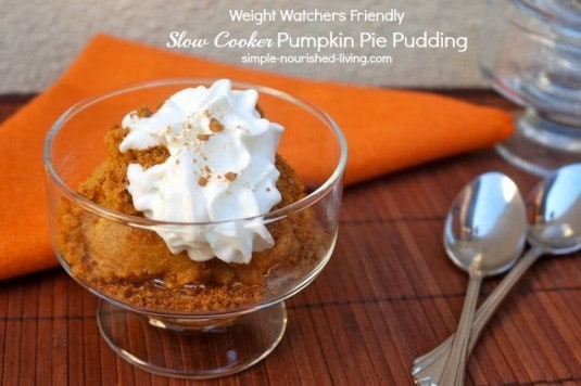 Slow Cooker Pumpkin Pie Pudding