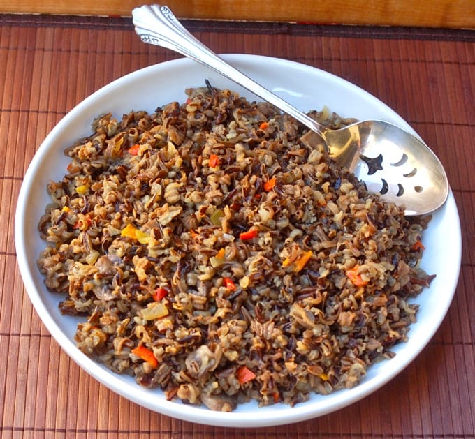 Low Fat Crock Pot Wild Rice Recipe Simple Nourished Living