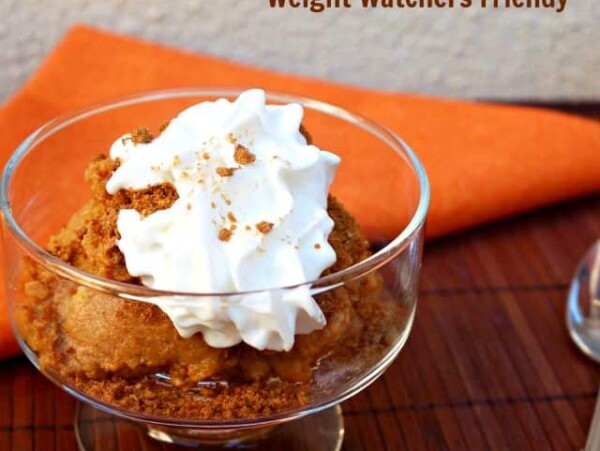 Slow Cooker Pumpkin Pie Pudding Weight Watchers Points Plus Value 5