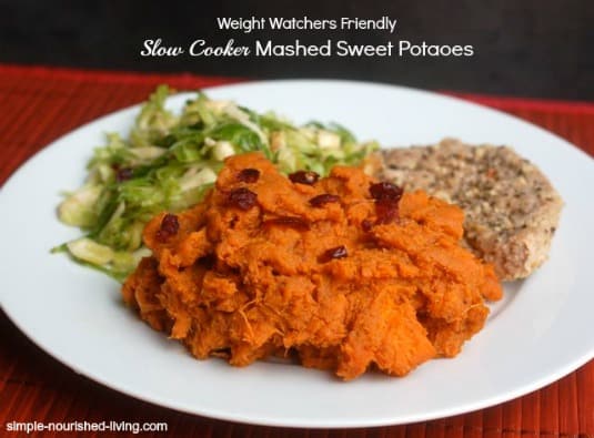 Slow Cooker Mashed Sweet Potatoes