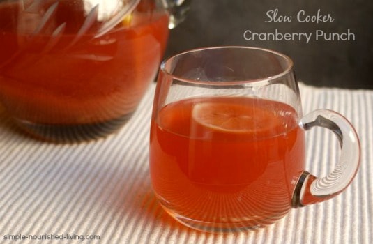 Slow Cooker Cranberry Punch