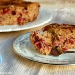Slow Cooker Cranberry Apple Cake