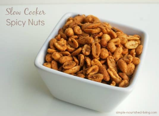 Slow Cooker Spicy Nuts