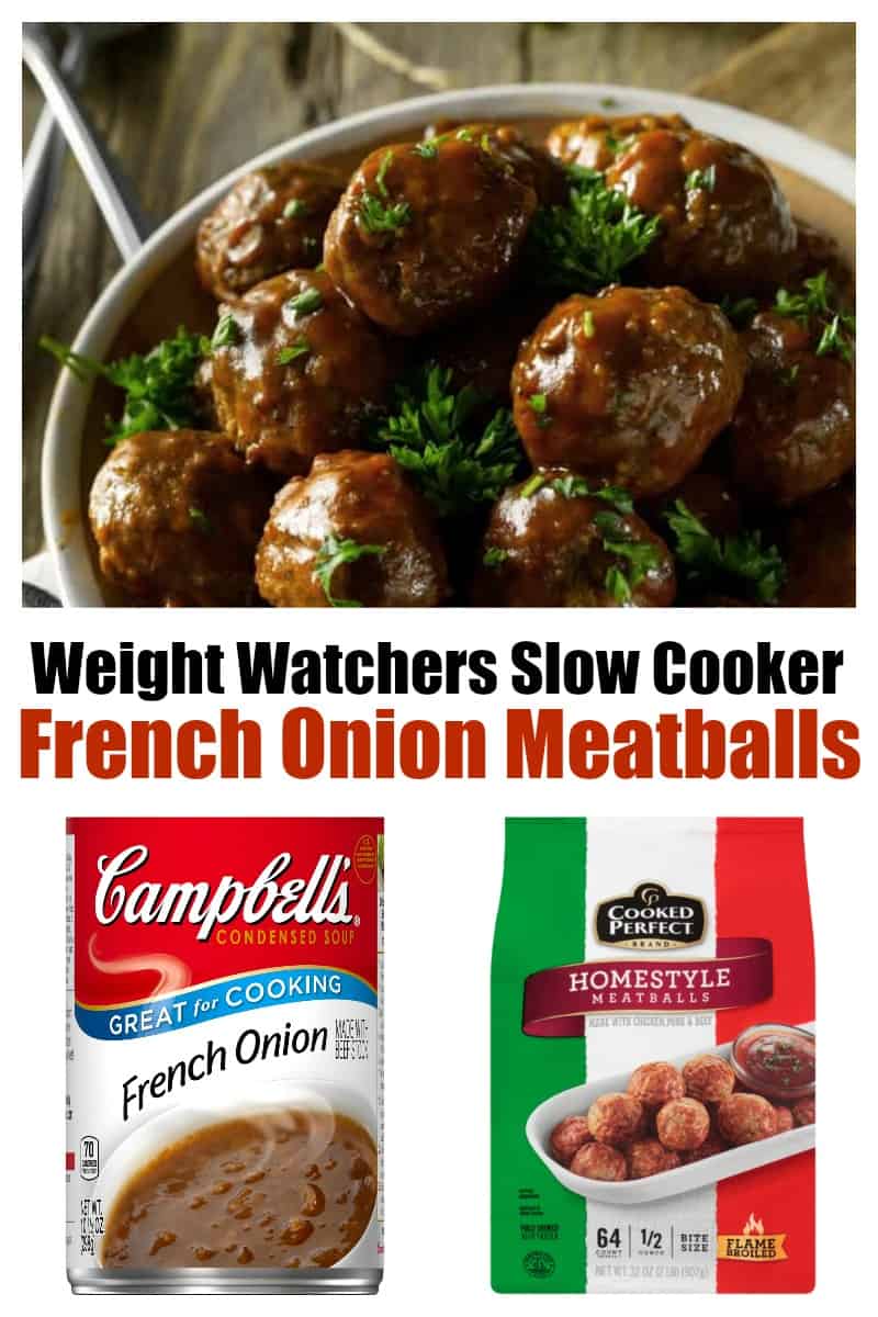 WW Slow Cooker French Onion Meatballs 2