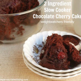 2 Ingredient Slow Cooker Black Forest Cake Weight Watchers Friendly