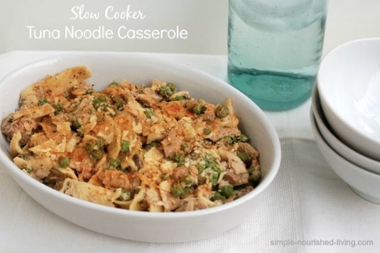 Slow Cooker Tuna Noodle Casserole