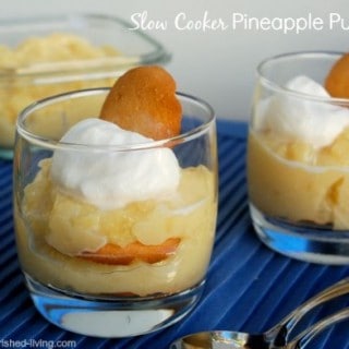 Slow Cooker Pineapple Pudding