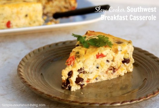 Weight Watchers Brunch Recipes - Slow Cooker Southwest Breakfast Casserole