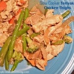 Easy Crock Pot Chicken Teriyaki Thighs