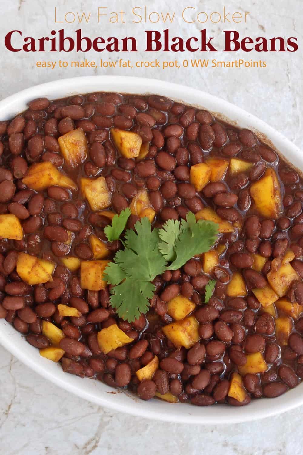 Slow Cooker Caribbean Black Beans | Simple Nourished Living