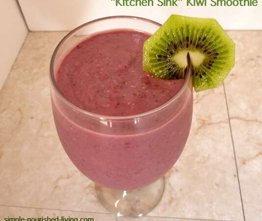Kitchen Sink Kiwi Smoothie