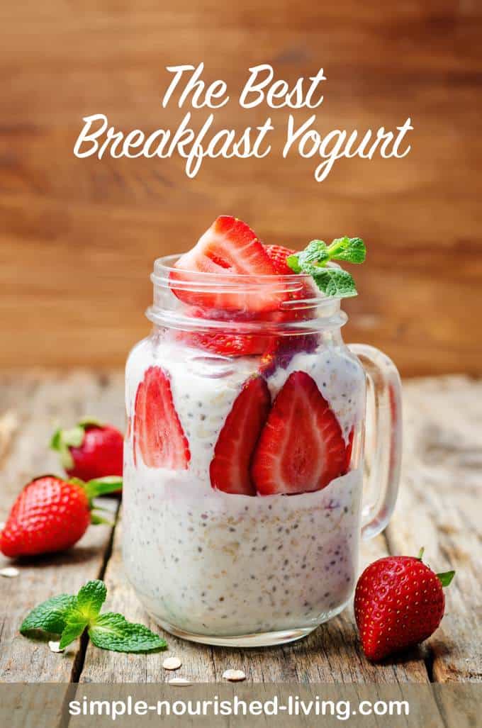 Best Breakfast Yogurt for Weight Watchers with Fresh Strawberries - 6 SmartPoints