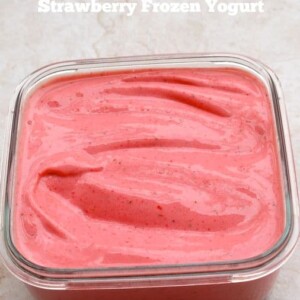 Nonfat Strawberry Frozen Yogurt