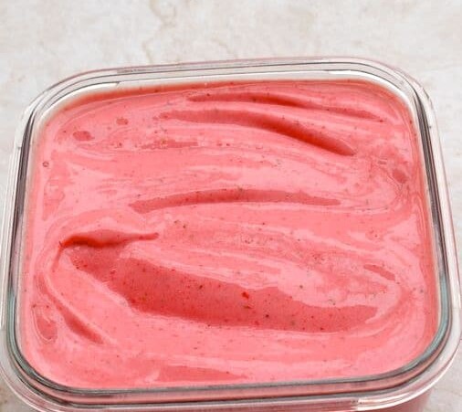 Nonfat Strawberry Frozen Yogurt