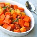 Slow Cooker Ham and Sweet Potatoes | Simple Nourished Living