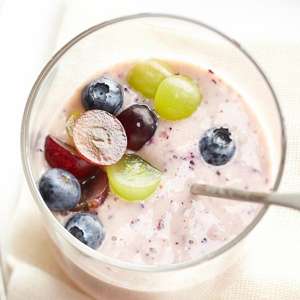 Low Fat Blueberry Sunrise Smoothie