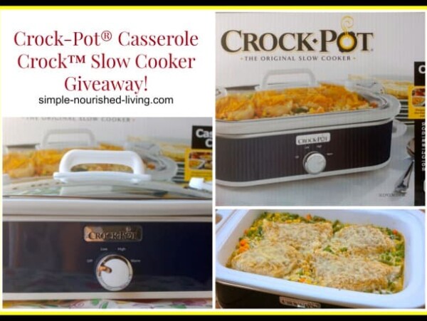Crock Pot Casserole Cooker Giveaway