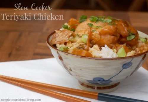 Healthy Slow Cooker Chicken Recipes - Slow Cooker Teriyaki Chicken
