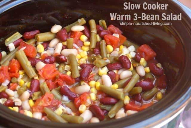 Slow Cooker Bean Salad