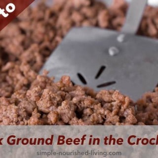 How to Cook Ground Beef in Your Crock Pot