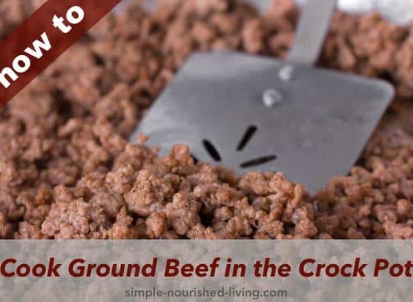 How to Cook Ground Beef in Your Crock Pot