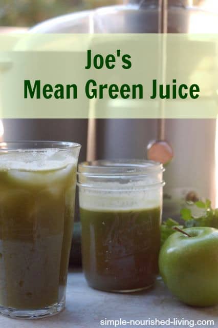 Joe Cross Mean Green Juice w/ Weight Watchers Points Plus