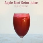 apple beet detox juice