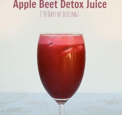 apple beet detox juice