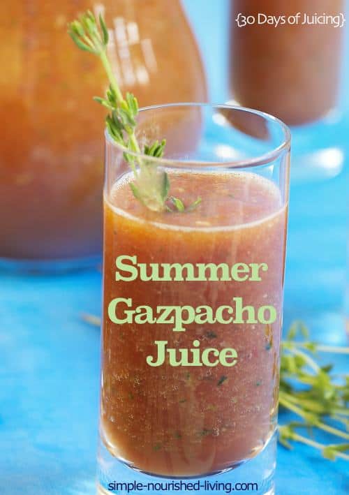Summer Gazpacho Juice Recipe