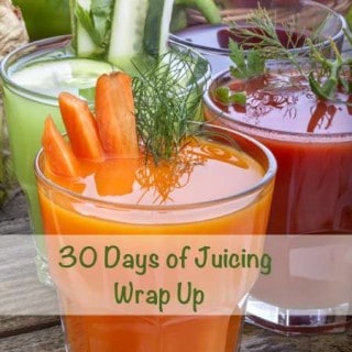 30 Days of Juicing and Weight Watchers Wrap-up