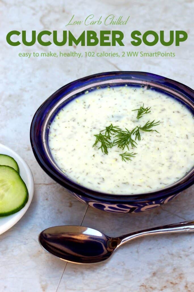 Easy Chilled Cucumber Soup Recipe | Simple Nourished Living