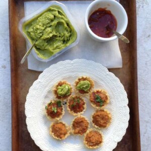 Skinny Mini Bean and Cheese Bites